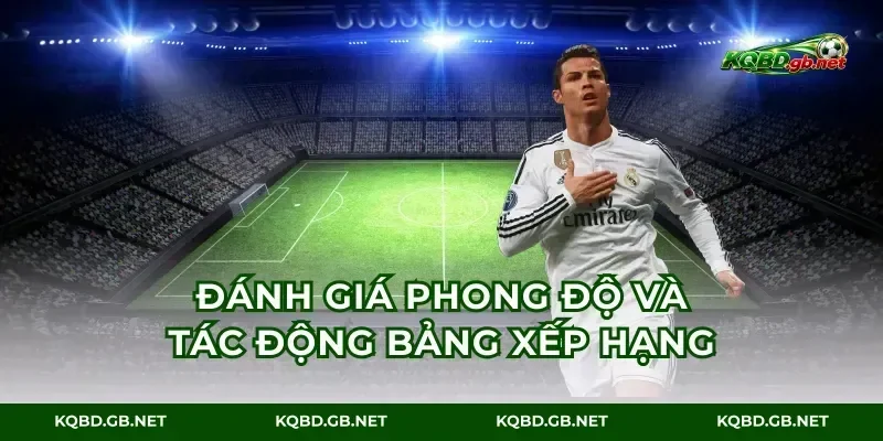 Đánh giá phong độ và tác động bảng xếp hạng