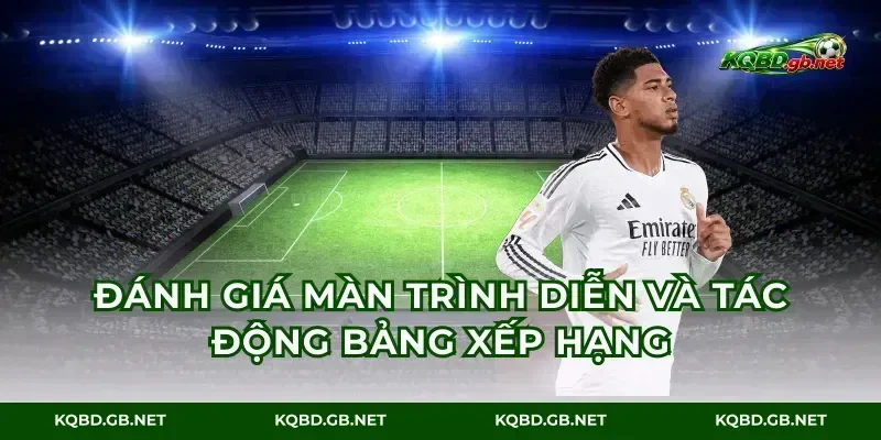Đánh giá màn trình diễn và tác động bảng xếp hạng